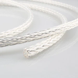 3m High Purity PTFE Silver Plated OCC Wire Speaker Cable AUDIO Cord 8AG AWG15 - Picture 1 of 12