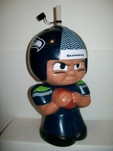 NFL SEATTLE SEAHAWKS FOOTBALL  TEENYMATES BIG SIP WATER BOTTLE Cover
