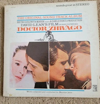 Doctor Zhivago The Original Soundtrack Album MGM Vinyl LP 1E-6ST Booklet Mono - Image 1 of 4