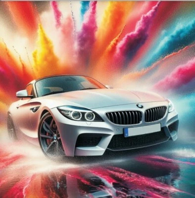 BMW Z4 Birthday Card or General Greetings Card by Classic Car Cards