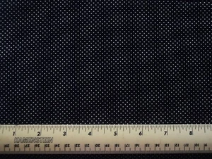 By the 1/4 yard 100 % cotton fabric Onyx Pin Dots by Waverly quilting crafts - Picture 1 of 2