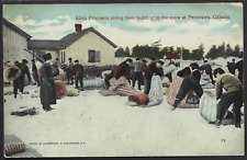 World War One Alien Prisoners At Petawawa,Ontario Postcard German & Austrian POW