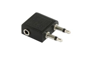 2xAudio-Adapter  1x 3,5 mm Stereo (Buchse) -  2x 3,5 mm Mono (Stecker), - Bild 1 von 1