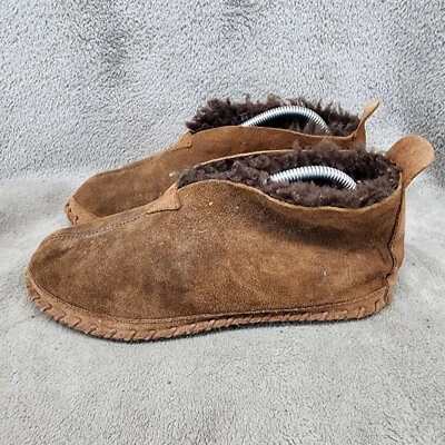 L.L. Zapatos Bean para mujer talla 8 Wicked Good marrón gamuza pantuflas *Leer* Foto 1 de 4