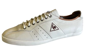 Le Coq Sportif Leather White Mens Lifestyle Sneakers 9 Trainer Athletic Shoes 42 - Picture 1 of 12