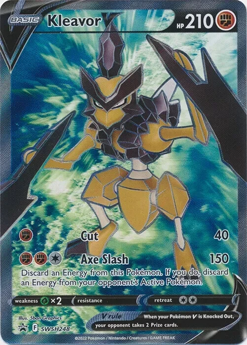 Kleavor V SWSH248 - Sword & Shield Promo -  Pokemon TCG Card - Image 1 of 1