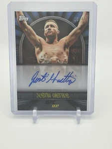 2024 Topps UFC NYC Justin Gaethje Auto Blue Parallel #5/49 Autograph - Limited - Bild 1 von 3