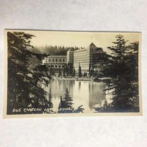 Cartolina RPPC Canada Alberta CHATEAU LAKE LOUISE - Foto 1 di 2