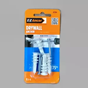 Anclajes para paneles de yeso de nailon chapados en zinc Philips E-Z ANCOR 11364 75 libras #8 4 piezas - Imagen 1 de 2