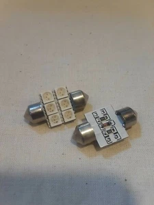 ORACLE 33mm 6 LED 3-Chip Festoon Bulbs (Pair) - RED 5203-003 - Picture 1 of 2