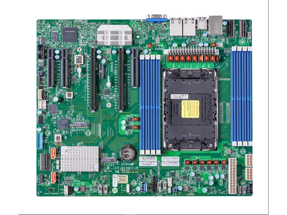 Supermicro X13SEI-TF Server Motherboard, 4th Gen Intel® Xeon® Scalable processor - Image 1 of 1