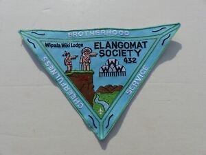 Wipala Wiki 432 ELANGOMAT SOCIETY Order of the Arrow Boy Scout BSA Jacket Patch