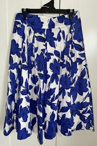REVIEW Nolita Floral Midi Fit & Flare Style Skirt Size 10 - Picture 1 of 5