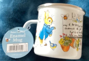 Beatrix Potter Peter Rabbit Enamel Mug - Picture 1 of 4