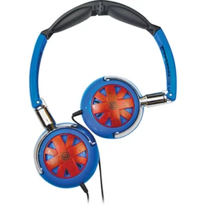 Wicked Tour WI8100 Blue with Red Headphones 40mm Drivers 4Ft Cord 20-20K Hz - Picture 1 of 1