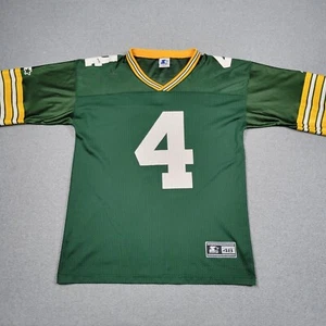 Vintage Brett Favre Green Bay Packers Jersey Men 48 Large Starter 90s USA Made - Picture 1 of 12