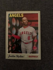 2019 Topps Heritage Justin Upton SP #421