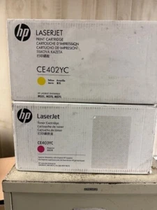 Genuine HP CE402YC  CE403YC.. NEW SEALED BOXES  507A CE402A CE403A - Afbeelding 1 van 1