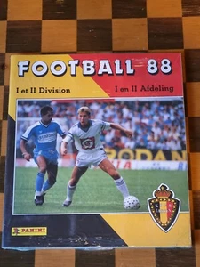 Panini Football Belgio 1988 Album+Sticker Set -Sealed, Very Rare I & II Division - Imagen 1 de 8