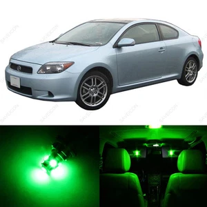 Paquete de 8 luces interiores LED verdes para Scion TC 2005-2007 + HERRAMIENTA DE PALANCA - Imagen 1 de 7