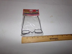 METAL FRAME DOLL GLASSES NO LENSES - Imagen 1 de 2