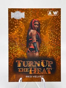 2022 AEW Skybox Metal Universe - Turn Up the Heat - TH-17 Red Velvet - Picture 1 of 2