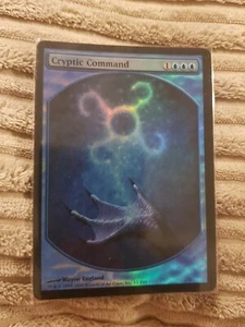 1x MTG Magic The Gathering TCG Cryptic Command Foil Rare - Player Rewards Promo - Picture 1 of 2
