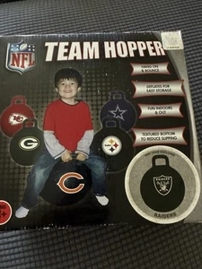 NFL Oakland Raiders Las Vegas Team Hopper Football Childs Toy Bouncer Ball - Picture 1 of 2