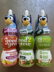 Good2Grow Bluey Juice/Bottle-SEALED 3 Bluey Toppers - Picture 1 of 1