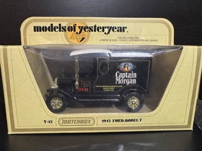 Model Of The Yesteryear 1/35 - Y-12 1912 FORD MODEL T CAPTAIN MORGAN - MATCHBOX - Bild 1 von 3