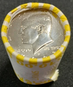 2023 P Kennedy 50 Cents, 1/2 Dollar, $0.50, Unsearched Original Bank Roll AU-BU - Picture 1 of 4