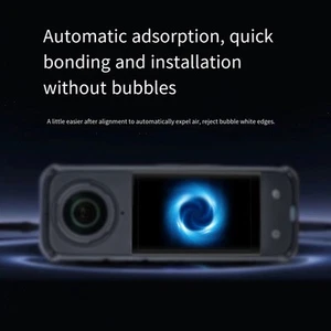 Stylish Black Tempered Glass Protector for Insta360 X5 with Robust Coverage - Picture 1 of 12