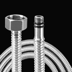 60-200cm Shower Hose Flexible Stainless Steel A2 Shower Bathroom Pipe 1/2" - Picture 1 of 9