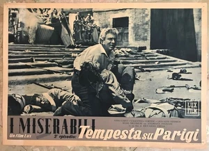 I MISERABILI (TEMPESTA SU PARIGI) Fotobusta cinematografica originale (9) - Imagen 1 de 1