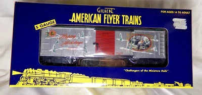 American Flyer 6-48376 2009 Christmas Holiday Boxcar / S / MIB - Image 1 of 2