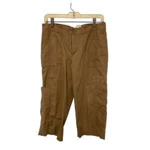 Columbia Granola Girl Hiking Gorpcore Utility Brown Cotton Tactical Cargo Pants - Picture 1 of 6