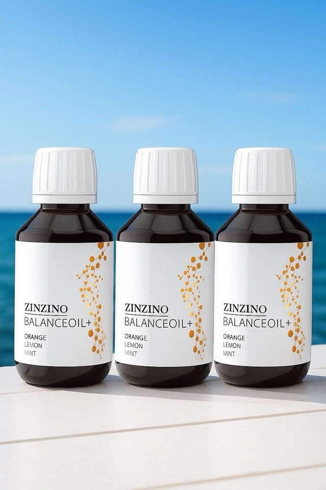 3 x Zinzino Balance oil+ Omega 3 EPA DHA, 100% Natural Supplement 100ml.