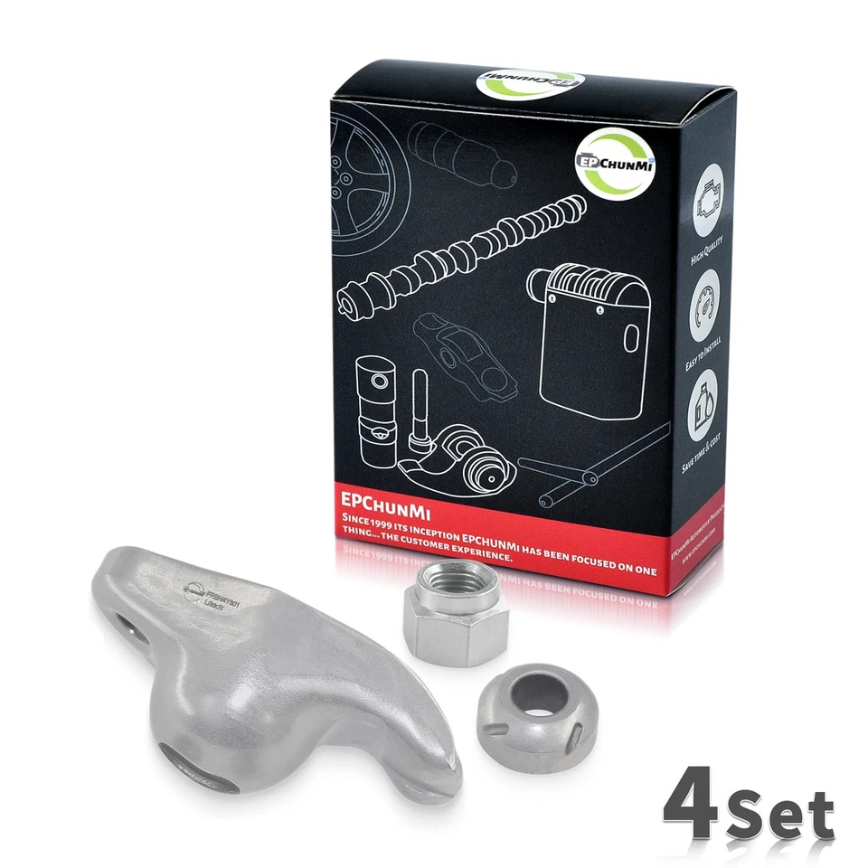 EPChunMi 4*Rocker Arm Ball and Nut Kit For Chevy GMC 4.3L 5.7L Replace MRK-651 - Изображение 1 из 4