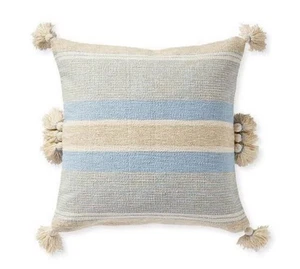 Serena and Lily Surfside Kissenbezug - Küstenblau 22"×22" - Bild 1 von 2