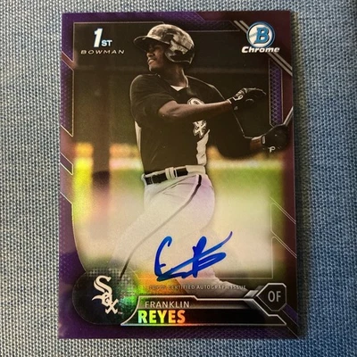 2016 Bowman Chrome - Prospects Autographs Franklin Reyes #BCAP-FR Purple... - Image 1 of 2