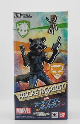 Bandai SH Figuarts Rocket and Baby Groot Marvel Guardians Of Galaxy VERY RARE!!! - Image 1 of 4
