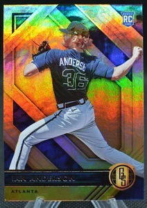2021 Panini Chronicles Ian Anderson Gold Standard Rookie RC Card Braves - Bild 1 von 2