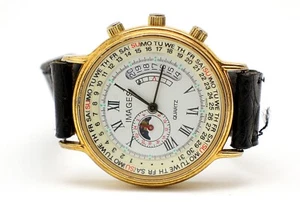 IMAGES Sun-Moon Women's Watch NEEDS Battery - Picture 1 of 5