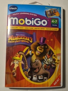Madagascar 3: Europe's Most Wanted [VTech MobiGo] With Case - Picture 1 of 3