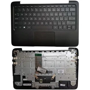 KLAWIATURA PALMREST Z GŁADZIKIEM DO HP Pro x2 410 Pavilion 11 x2 ORYGINALNA US - Zdjęcie 1 z 2