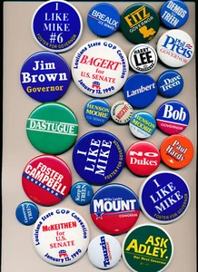 26 differeent Louisiana LA governor & US Senate political buttons - Picture 1 of 1