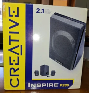 CASSA CASSE SUBWOOFER CREATIVE INSPIRE P380 SPEAKER SYSTEM 2.1 AUDIO HI-FI - Imagen 1 de 11