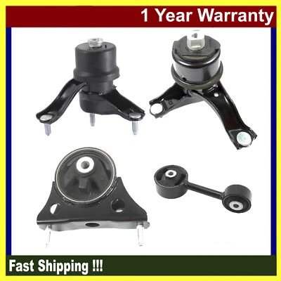 Montaje de motor y transmisión para Toyota Highlander 2004-2007 2,4 L tracción delantera 4 piezas Foto 1 de 4