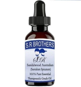 S.R.Brothers Sandalwood Australian 100% Pure Santalum spicatum Essential Oil - Picture 1 of 6