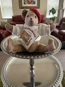 Charming ALPHABEARS BeanBag Stuffed Bear Lovingly Handcrafted NWT Vintage 1984 - Picture 1 of 11